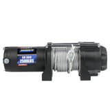 LIANDA 2500lbs Steel Winch with Remote Control & Mounting Plate ATV UTV Towing Trailer Winch Off-Road