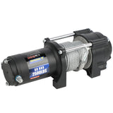 LIANDA 2500lbs Steel Winch with Remote Control & Mounting Plate ATV UTV Towing Trailer Winch Off-Road