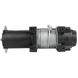 LIANDA 2500lbs Steel Winch with Remote Control & Mounting Plate ATV UTV Towing Trailer Winch Off-Road