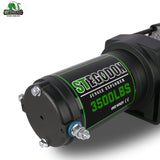 STEGODON New 3500 LBS Electric Winch,12V Steel Cable with Wireless Handheld Remote and Wired Handle