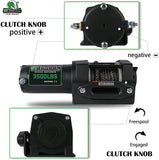 STEGODON New 3500 lb,12V Synthetic Rope Winch with Wireless Handheld Remote and Wired Handle, with Hawse Fairlead